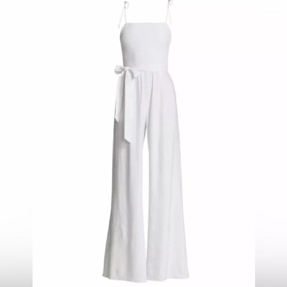 Alice + Olivia White Jumpsuit